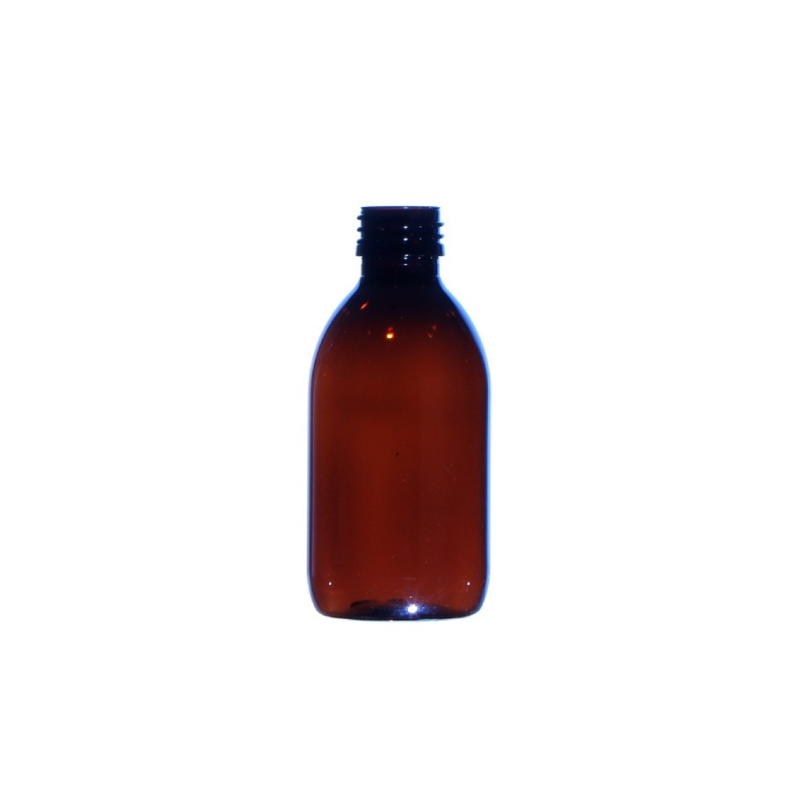 200ml Amber Plastic Bottle