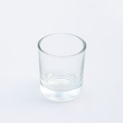 7cl Clear Candle Glass (72)