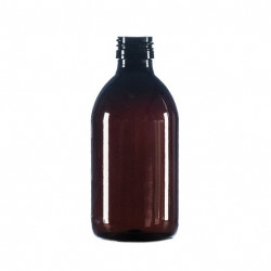 300ml Amber Plastic Bottle