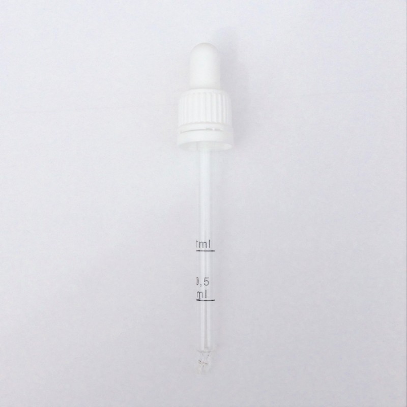 105mm Graduated White Pipette