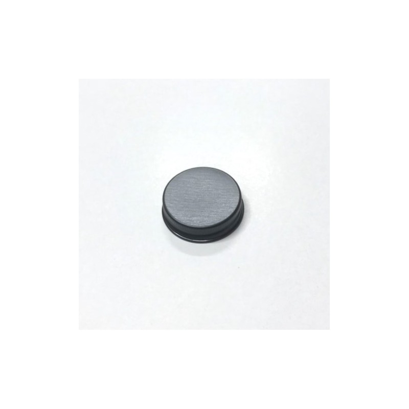 38mm Matt Black Aluminium Lid