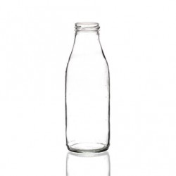 500ml Clear Glass Milk Bottle