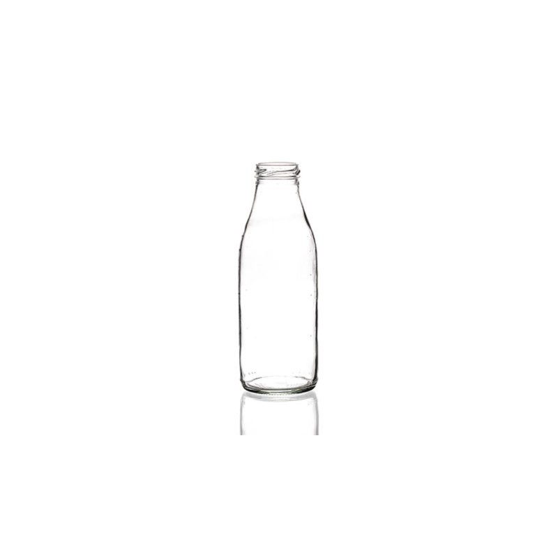 500ml Clear Glass Milk Bottle