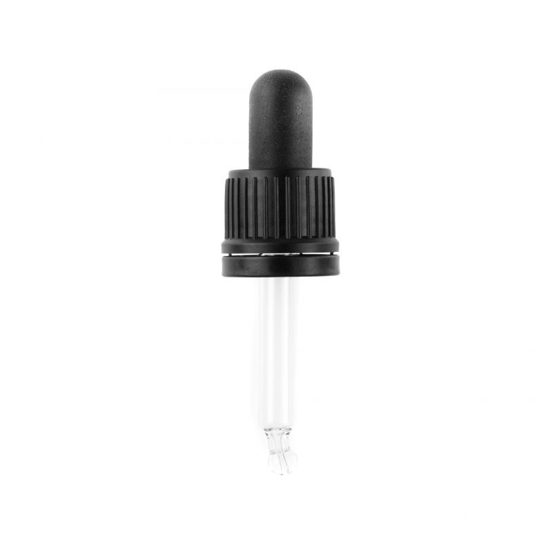 44mm black tamper evident pipette